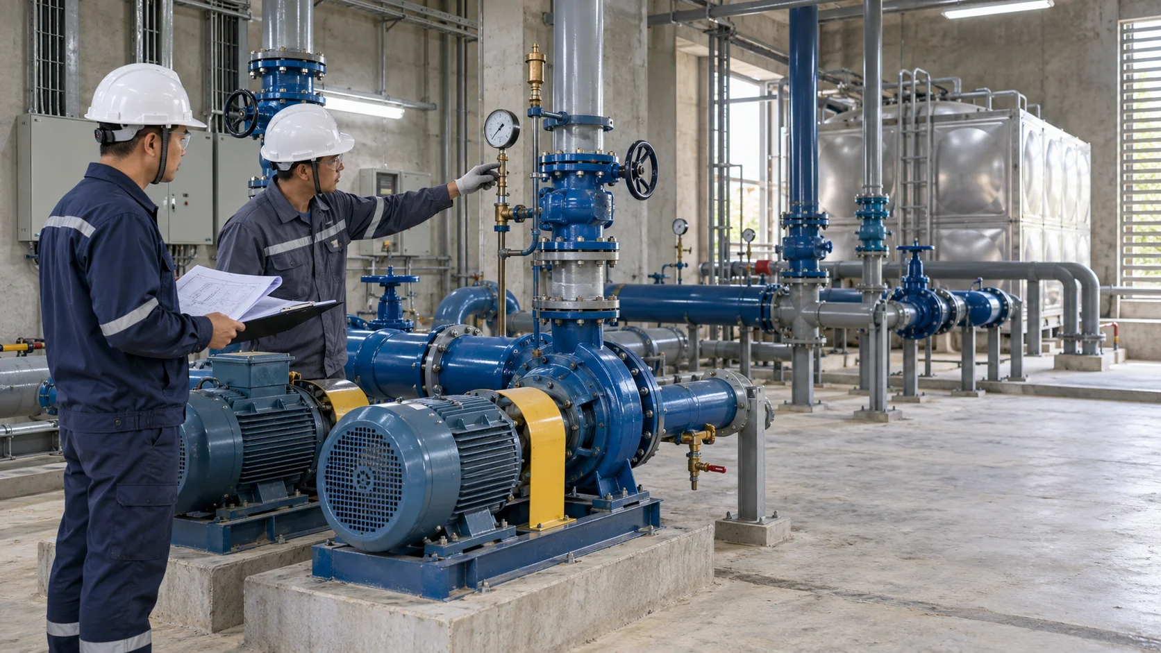 Bơm và đường ống: Cách chuẩn bị cho Testing & Commissioning