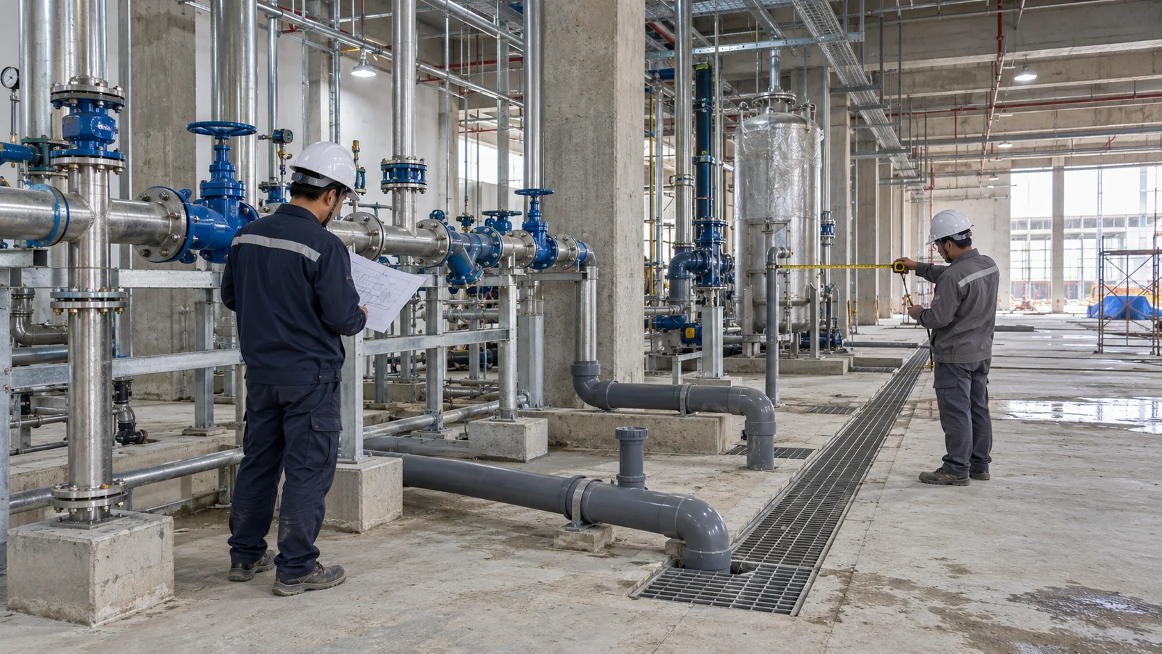 Cấp thoát nước nhà máy: Những giao diện dễ bị bỏ sót