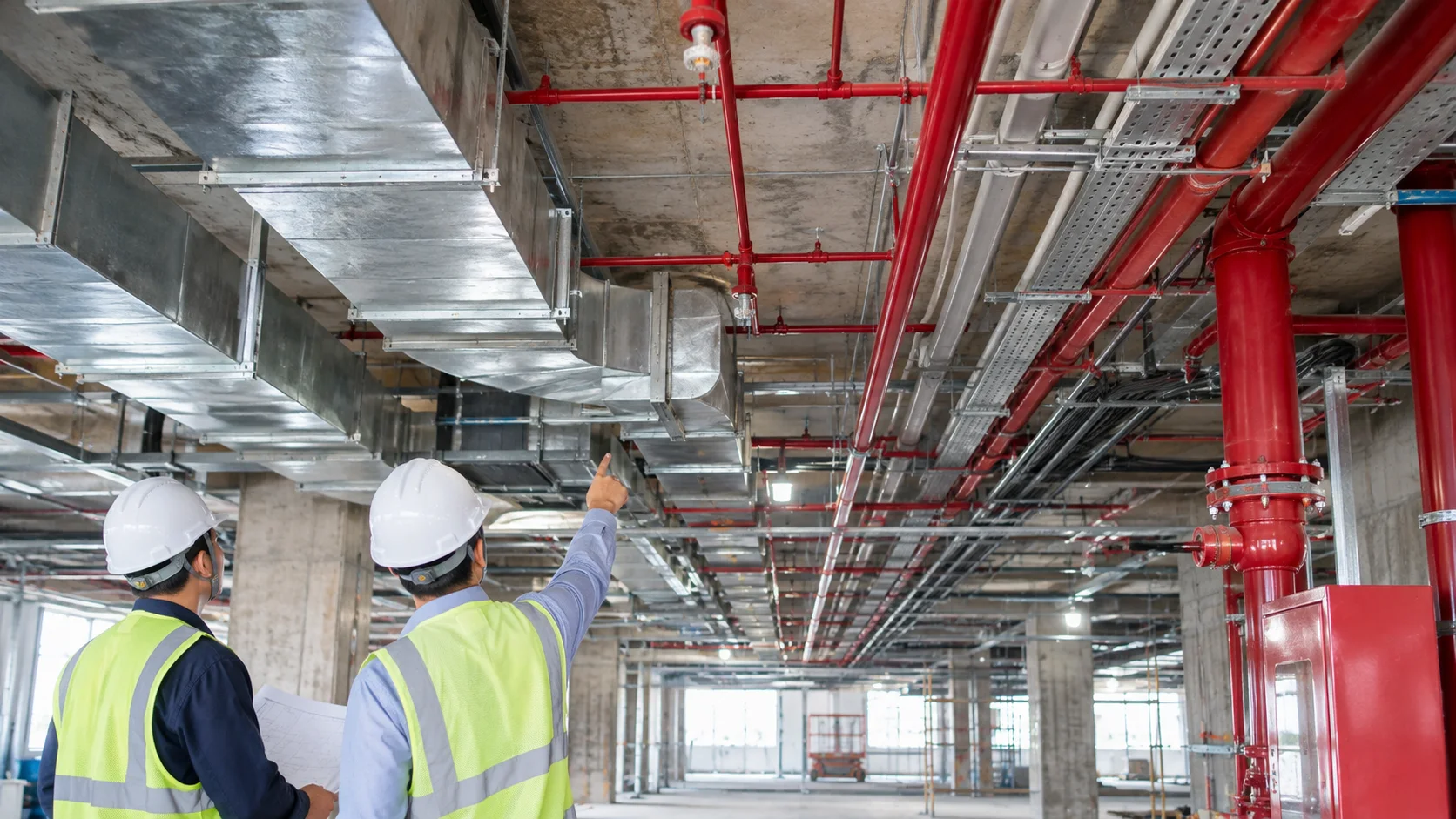 Sprinkler và hydrant: Cách phối hợp tuyến ống với các bộ môn khác